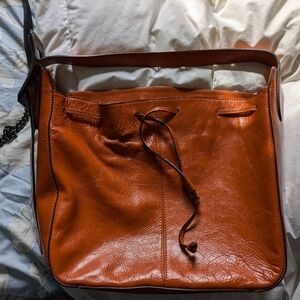 Anna Paola Brown Italian leather